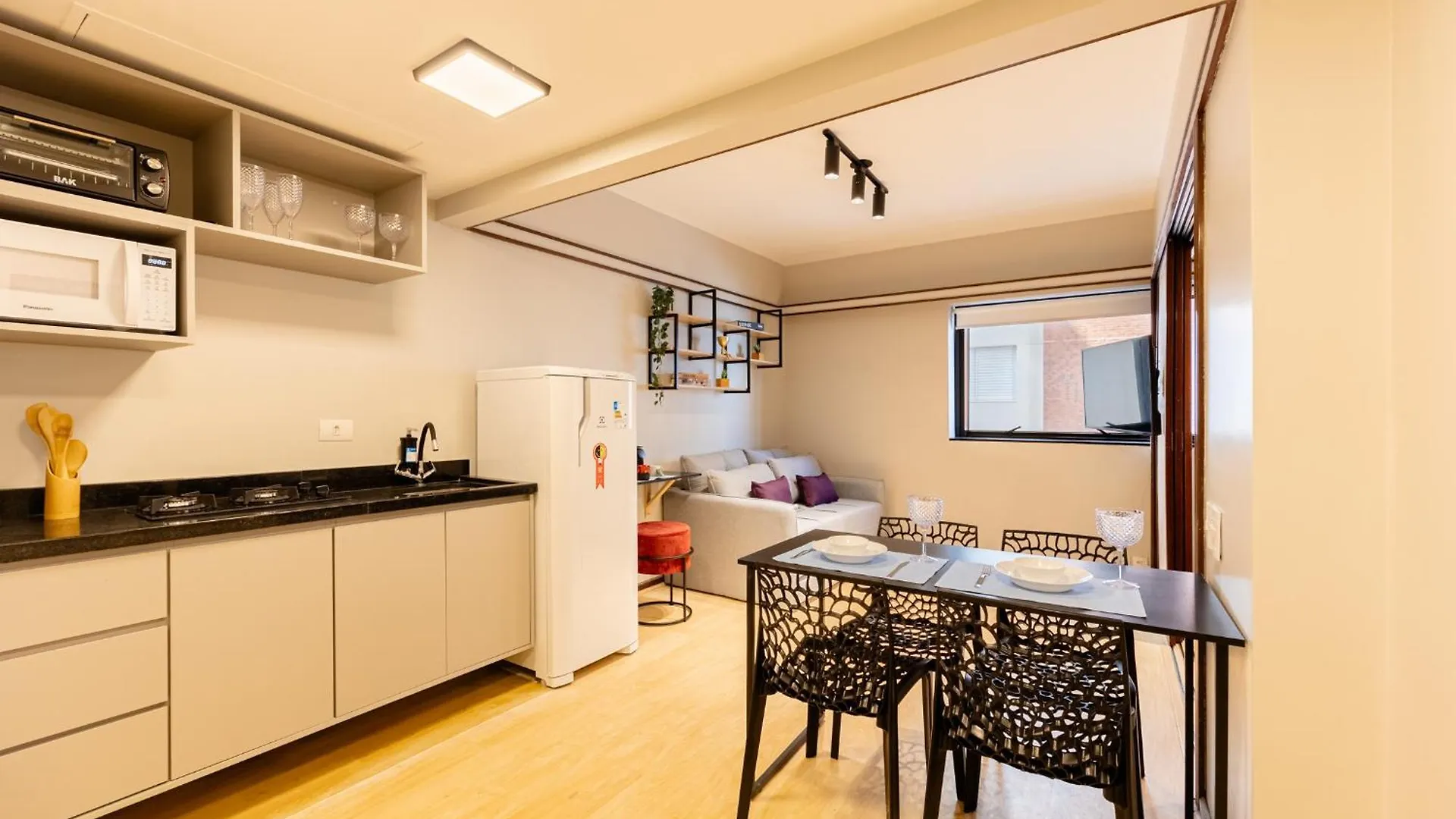 Easy Star - Charmoso Flat No Classico Jardim Paulista - Hr01I Sao Paulo Apartment